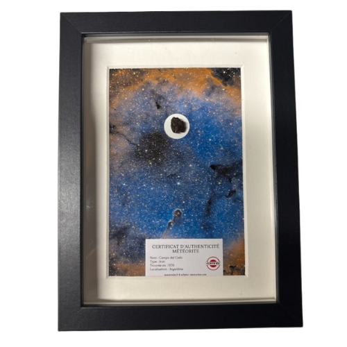Cadre fragment de météorite : Cadre Météorite Campo del Cielo & Astrophotographie