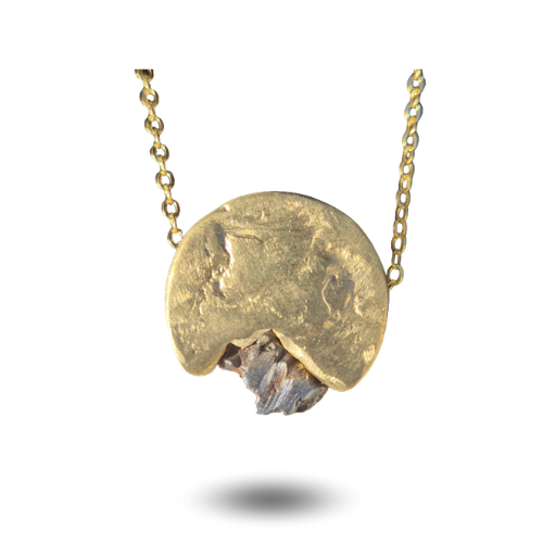 médaillon homme meteorite
