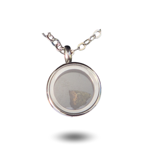 pendentif acier meteorite martienne mars
