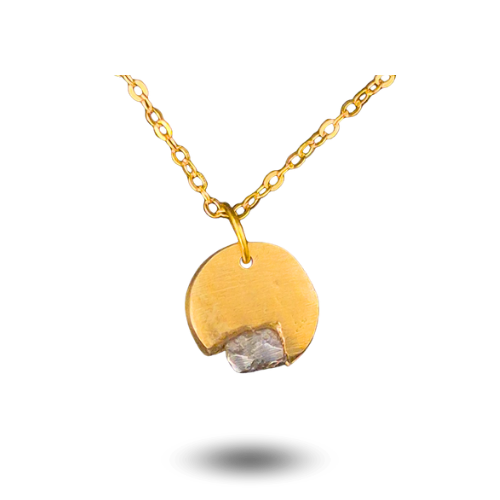 pendentif rond artisanal