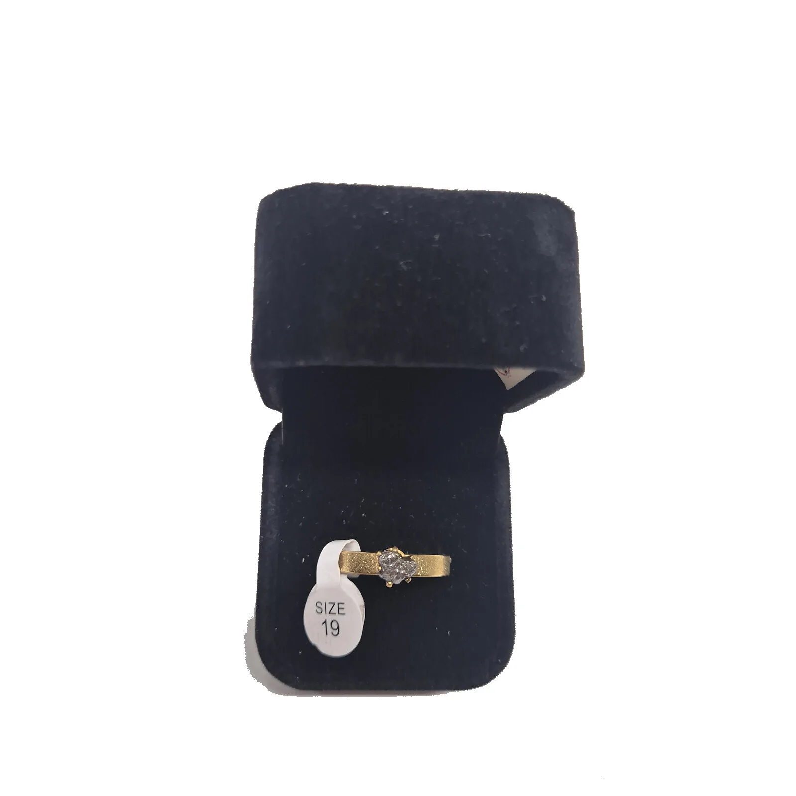 Bague dorée Campo del Cielo – serti haut, taille 19 – vue 5