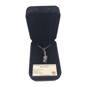 Collier Campo del Cielo brut – pendentif naturel, pièce n°3