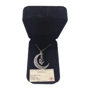 Collier croissant de lune phosphorescent – Campo del Cielo