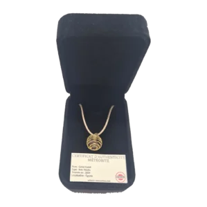 Collier spirale dorée chaîne serpentine – Gebel Kamil