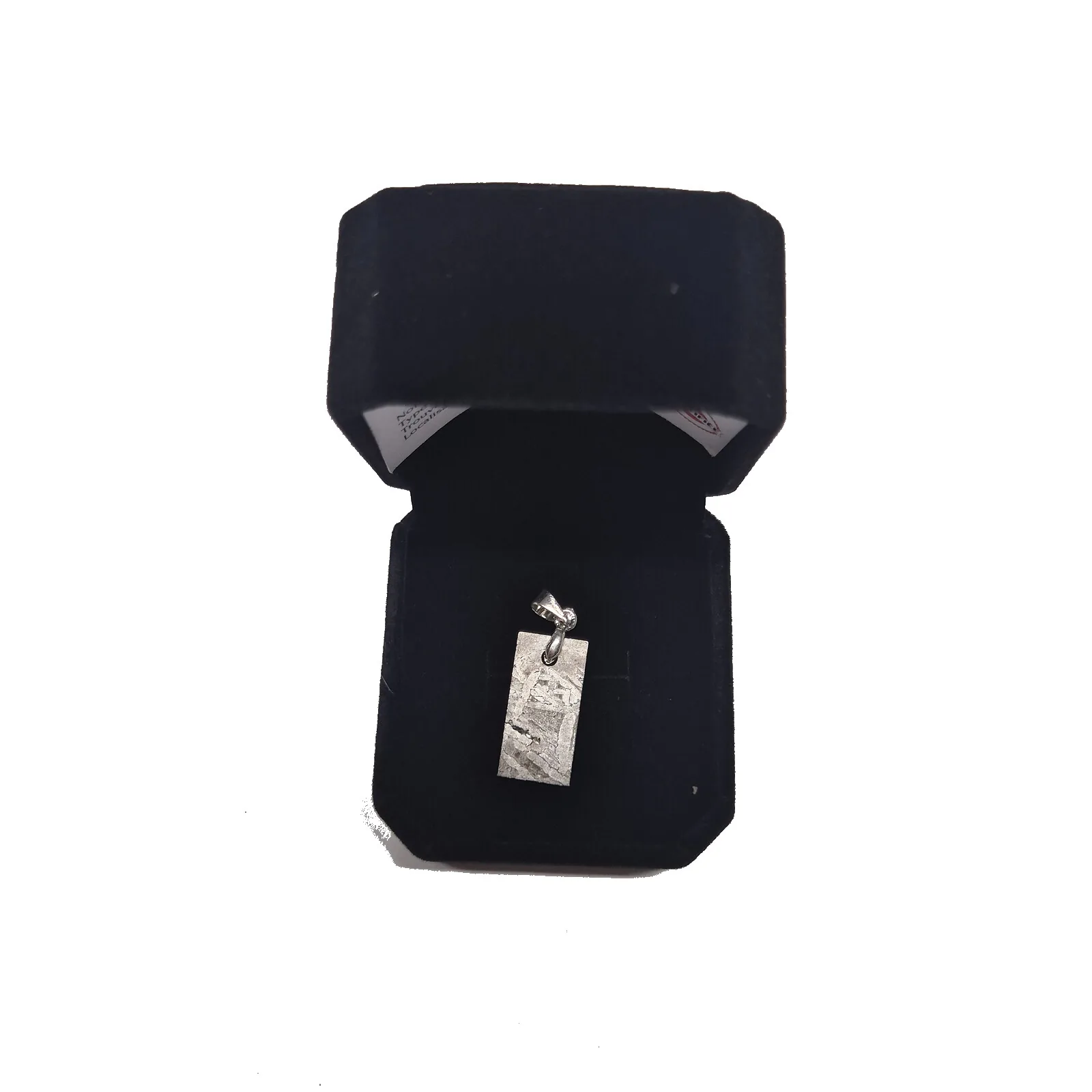 Pendentif plaque Aletai Widmanstätten – sans chaîne – vue 2