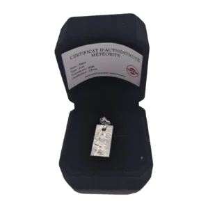 Pendentif plaque Aletai Widmanstätten – sans chaîne