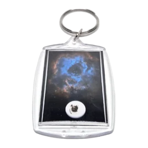 Porte-clés météorite certifiée – nébuleuse de la Rosette