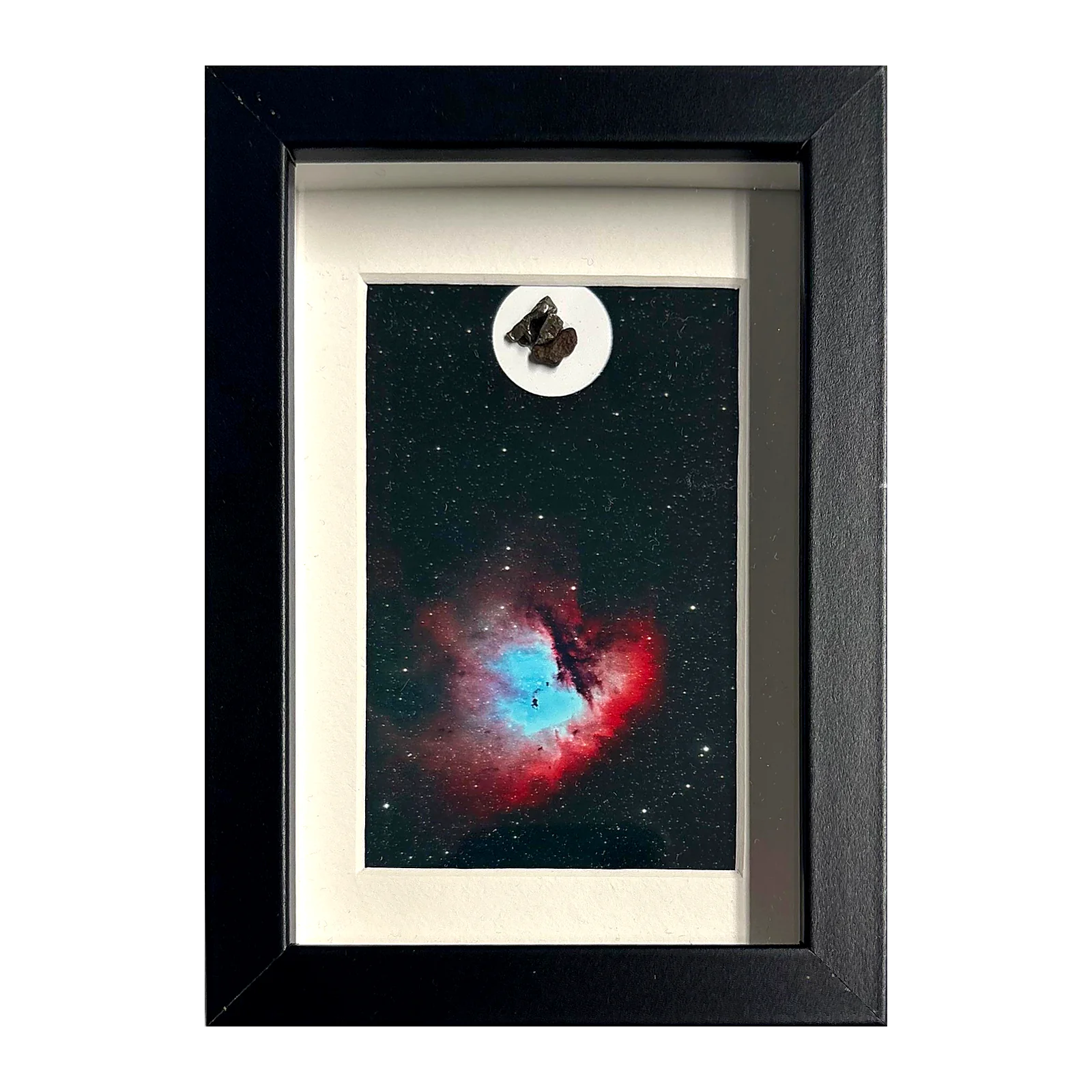 Tableau ciel profond – nébuleuse Pacman, météorites Gebel Kamil et Aletai